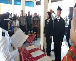 Pelantikan Perangkat Desa Terpilih Men