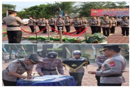 Kapolres Lebak Pimpin Upacara Sertijab