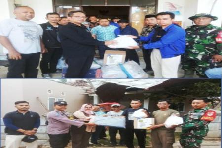 Pemkab Pandeglang Salurkan Bantuan Log