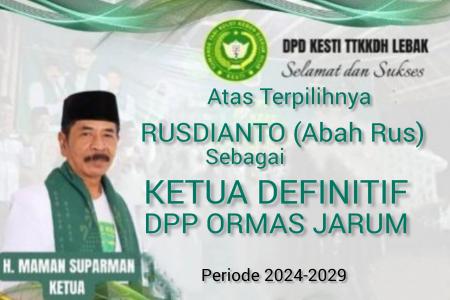 H MAMAN SP KETUA TTKKDH MENGUCAPKA