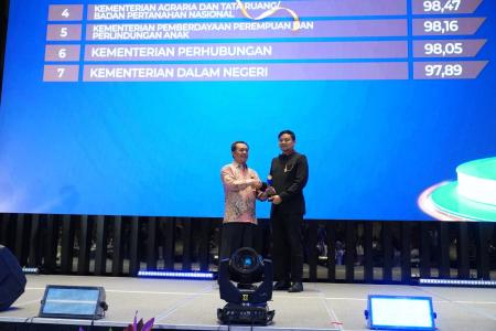 KEMENDAGRI RAIH PENGHARGAAN KETERB