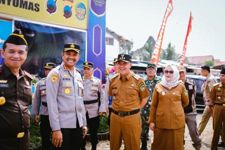 Bupati Banyumas Sadewo Tinjau Posko Pe