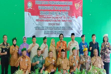 Pepabri Blitar Gelar Tasyakuran HUT Ke 66 Momentum Menjaga Api Perjuan