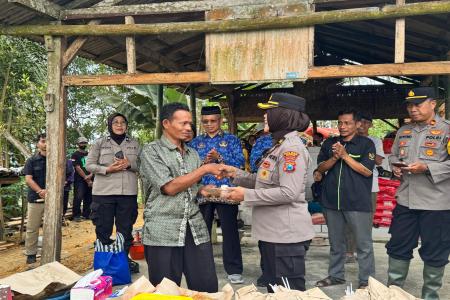 BEDAH RUMAH WARGA DI TULAKAN, POLR