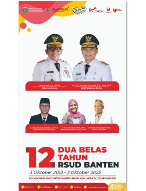 RSUD Banten Rayakan HUT ke-12, Tegaskan Komitmen Pelayanan Ramah dan Amanah