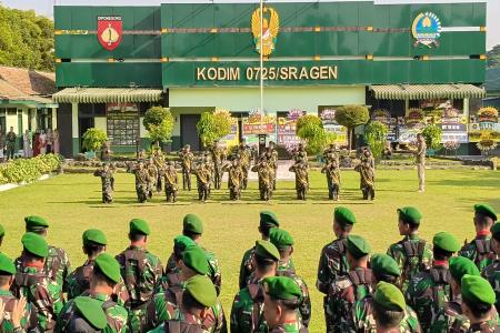 HUT TNI Kodim Sragen Dapat Kejutan Dari Kapolres