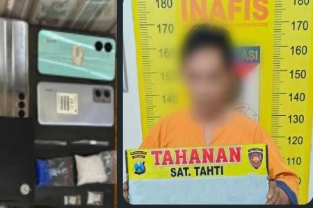 Polisi Amankan Terduga Pengedar Narkoba di Kepanjen Malang 21 Poket Sa