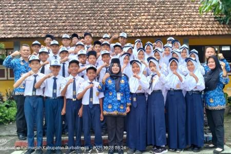 Pelantikan OSIS dan MPK SMPN 2 Kaliman