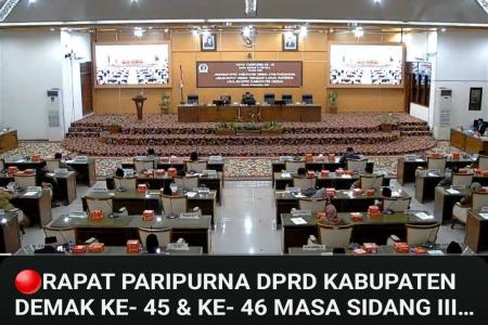 SIDANG PARIPURNA DPRD DEMAK KE 46 