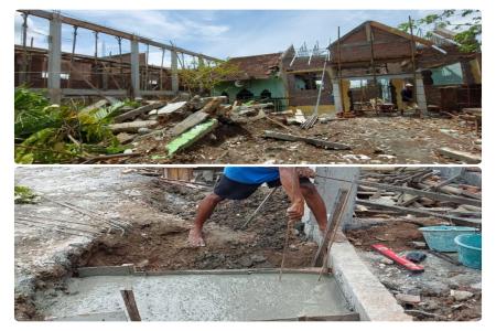 Revitalisasi SDN Batu 1 Diduga Asal Ja